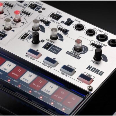 Korg Volca Modular Semi-Modular Analog Synthesizer and 16-Step Sequencer (Open Box)