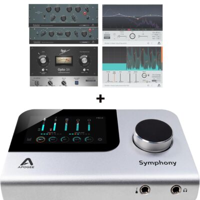 61XauRkQVxL. AC SL1500 Apogee Symphony Desktop – Pro Audio Interface with Touch-Screen Display, Headphone Amp with Phantom Power for Recording, Live-Stream & Podcast, works with Mac, PC, iPhone, and iPad