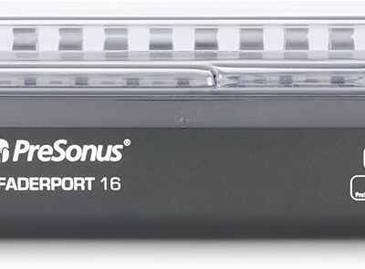 Decksaver Super Strong Polycarbonate Custom Fit Cover Compatible with Presonus FaderPort 16, Dust Cover for Travel and Everyday Protection
