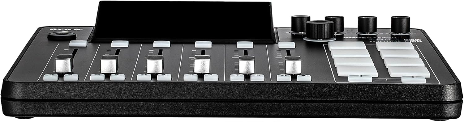 RODE RODECaster Pro II + RODECaster Video All-in-One Production Console + 64GB Micro SD Memory Card + 4x 10 Foot XLR + 2x USB-C + 4x 1/4 TRS + Cable Ties + Fiber Cloth (Bundle)