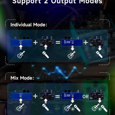 FLAMMA FV04 Vocal Harmony Pedal Vocal Effects Processor Stompbox Voice Mic Harmonizer with Reverb 12 Pitches with 11 Different Harmony Modes All-In-One for Singer and Guirist Singing Recording