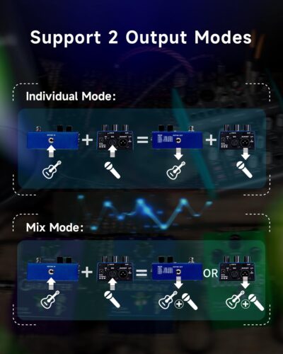 FLAMMA FV04 Vocal Harmony Pedal Vocal Effects Processor Stompbox Voice Mic Harmonizer with Reverb 12 Pitches with 11 Different Harmony Modes All-In-One for Singer and Guirist Singing Recording