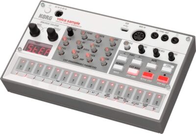 Korg Volca Sample Digital Sample Sequencer Bundle with Power Supply and Austin Bazaar Polishing Cloth