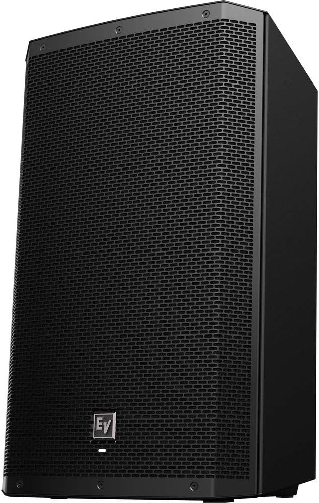 Electro-Voice ZLX-15P-G2 15 2-Way 1000W Bluetooth Powered Loudspeaker (Pair) with 2X Steel Speaker Stand, Stand Bag 51& 2X XLR Cable Bundle