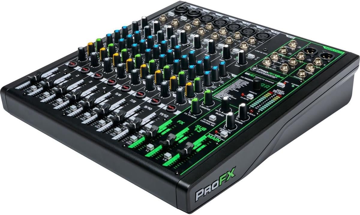 Mackie ProFX12v3 12-channel Mixer with USB and Effects