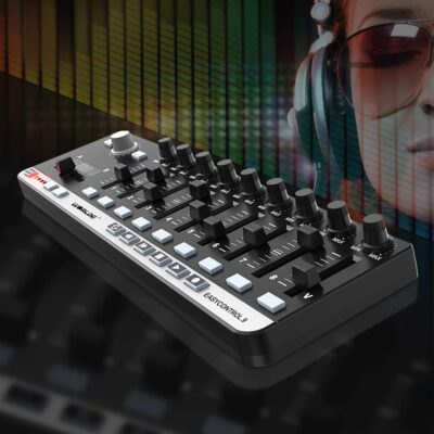 61cWnJ2LD0L. AC SL1000 Portable Mini USB 9 Slim-Line Control MIDI Controller Keyboard Controller