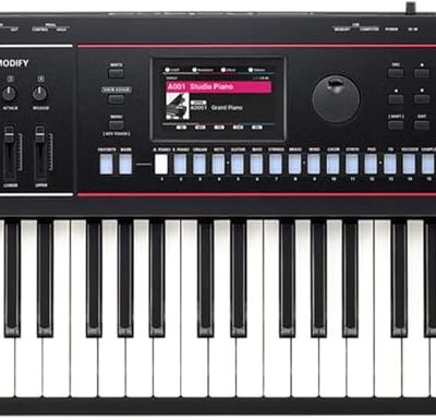 61ebYcurfDL. AC SL1500 Roland JUNO-D8 Synthesizer Bundle with Adjustable Stand, Bench, Sustain Pedal, Cover, Austin Bazaar Instructional Video, and Polishing Cloth