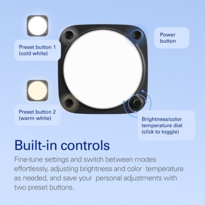 61erB77wriL. AC SL1500 Elgato Key Light Neo Black: Studio Light, Monitor Mount, Wi-Fi