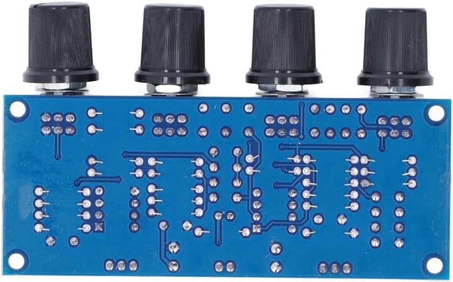 Dual Channel Preamp Module NE5532 Chip Tone Control Board for Digital Amplifiers 12-24V DC with Bass/Mid/High Adjustment(XH-A901)