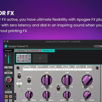 61heq9O6CWL. AC Apogee Symphony Desktop – Pro Audio Interface with Touch-Screen Display, Headphone Amp with Phantom Power for Recording, Live-Stream & Podcast, works with Mac, PC, iPhone, and iPad