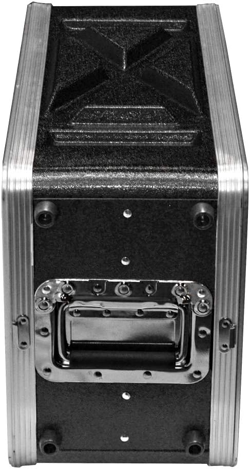 Seismic Audio – SALWR6S – Lightweight 6 Space Compact ABS Rack Case – 6U PA DJ Amp Effects Shallow Rack Case