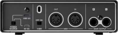 61ifaClRIoL. AC SL1500 1781172323 2710 Yamaha 2-in/2-out USB-C Audio/MIDI Interface with 32-bit/192kHz Support, 2 combo Inputs, DSP-Powered Mixing/Effects, Steinberg Software Suite, Black URX22C