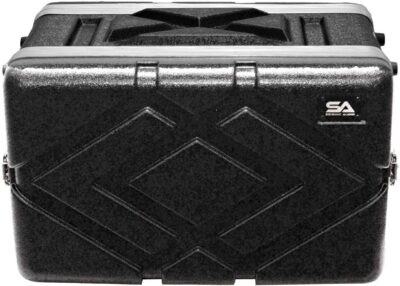 61j8DZe0vEL. AC SL1000 Seismic Audio – SALWR6S – Lightweight 6 Space Compact ABS Rack Case – 6U PA DJ Amp Effects Shallow Rack Case
