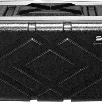 61j8DZe0vEL. AC SL1000 Seismic Audio – SALWR6S – Lightweight 6 Space Compact ABS Rack Case – 6U PA DJ Amp Effects Shallow Rack Case