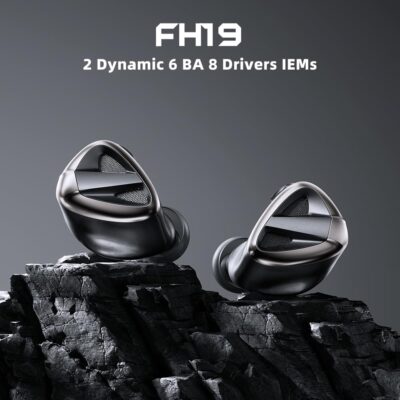 61myTEycdcL. AC SL1000 FiiO FH19 HiFi IEM Earphone| 2 Dynamic+ 6 BA Hybrid Driver IEM, Detachable MMCX Headphone Cable for Musician Audiophile