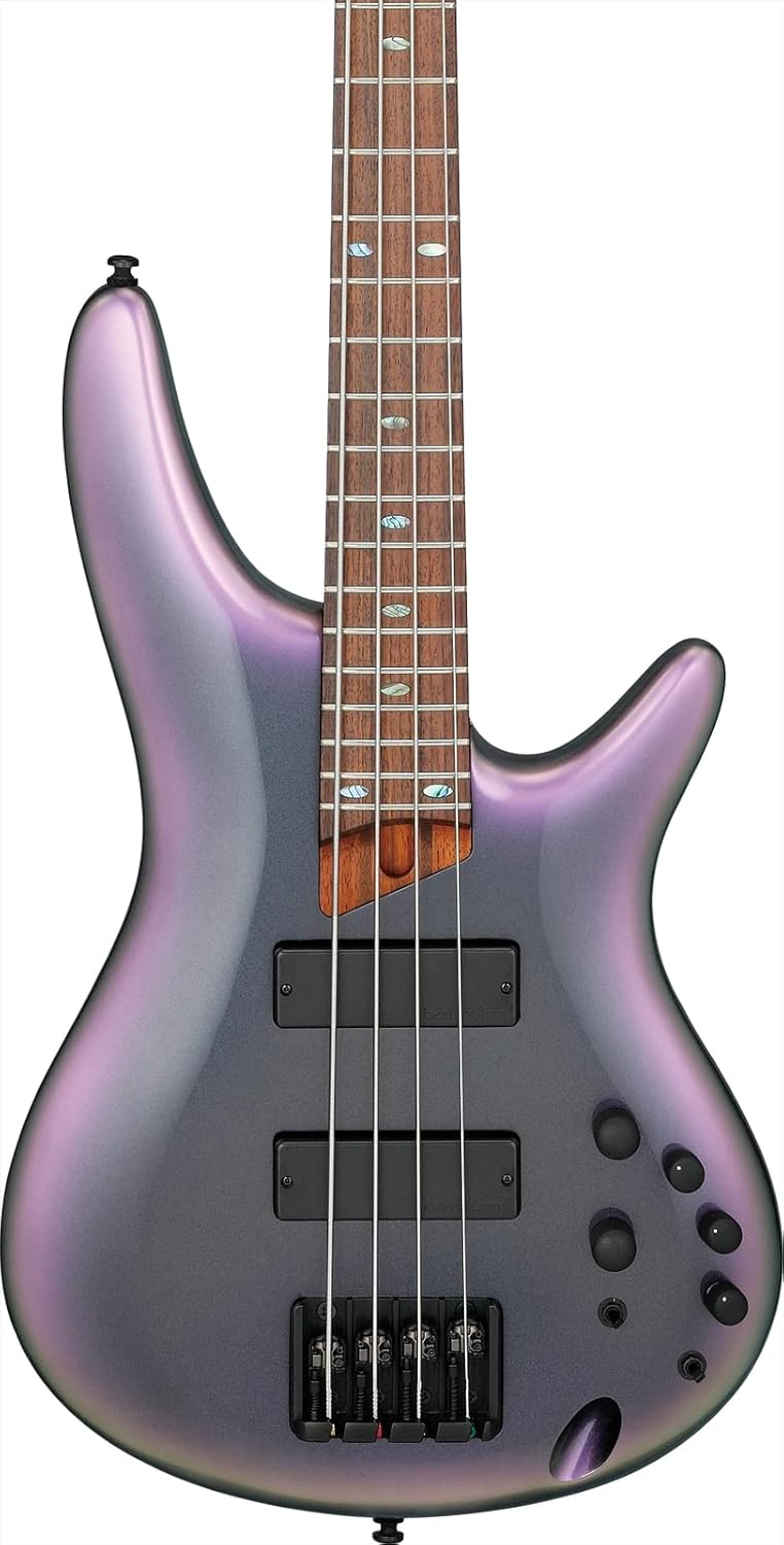 Ibanez SR500E Bass Guitar – Black Aurora Burst