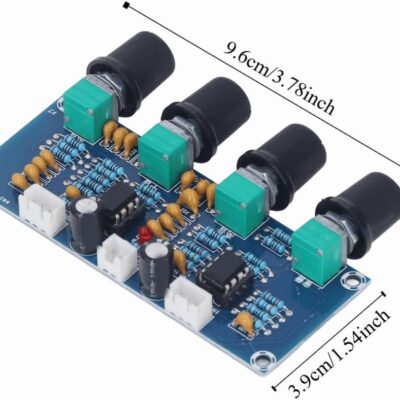 61o6zp1mWwL. AC SL1000 Dual Channel Preamp Module NE5532 Chip Tone Control Board for Digital Amplifiers 12-24V DC with Bass/Mid/High Adjustment(XH-A901)