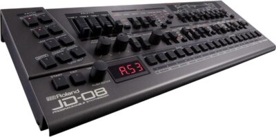 61qMTHaKuL. AC SL1200 Roland JD-08 Tabletop Sound Module Boutique Synthesizer – Compact, Lightweight, Modern with New Effects and Polyphonic Sequencer