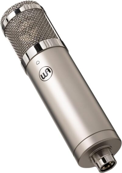 Warm Audio WA-47jr SE Large-Diaphragm Cardioid Condenser Microphone, Vintage-Inspired, Rich Analog Studio Sound for Vocals & Instruments, Nickel (XLR)