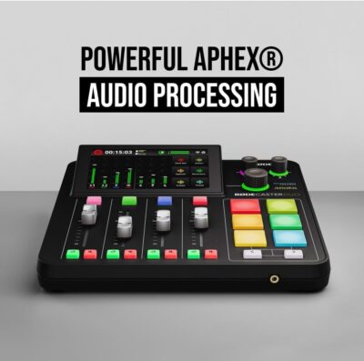 61rRxlXfQL. AC SL1080 Rode RODECaster Duo Streaming Mixer (Black) with RODECaster Duo Cover and 32GB microSD Card