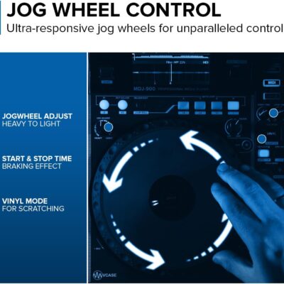 Gemini Sound MDJ-900 – Elite Multi-Media Player with Superior Playback, Responsive Controls, and Advanced DJ Tools