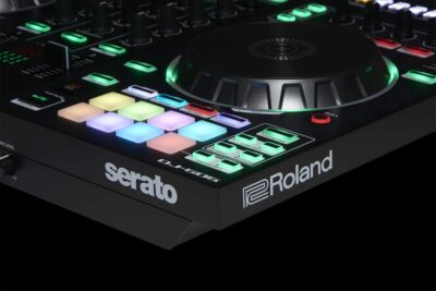 61t7X1v2LuL. AC SL1500 Roland DJ-505 DJ Controller Bundle with Stand, Headphones, and Austin Bazaar Polishing Cloth