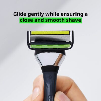 DORCO Pace 6 Pro – Six Blade Razor System with Trimmer – 12 Pack Refill (No Handle)