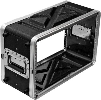61th4S3cEIL. AC SL1000 Seismic Audio – SALWR6S – Lightweight 6 Space Compact ABS Rack Case – 6U PA DJ Amp Effects Shallow Rack Case