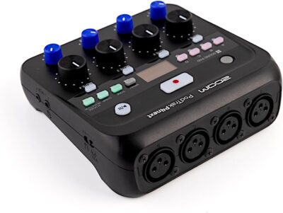 61thH0VTPkL. AC SL1500 Zoom PodTrak P4next Podcast Recorder, 4 Mic Inputs, 4 Headphone Outputs, Battery Powered, AI Noise Reduction, Sound Pads, Phone Input, USB Audio Interface