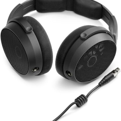 Sennheiser HD 490 PRO Professional Reference Open-Back Studio Headphones Bundled with Headphone Case + Headphones Stand + Cleaning Cloth (4 Items)