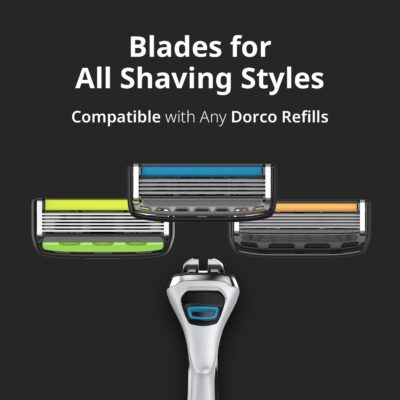 61vRG5z7RdL. SL1500 1781107855 2802 Dorco Pace 4- Four Blade Razor Shaving System- Value Pack – 16 Cartridges (No Handle)