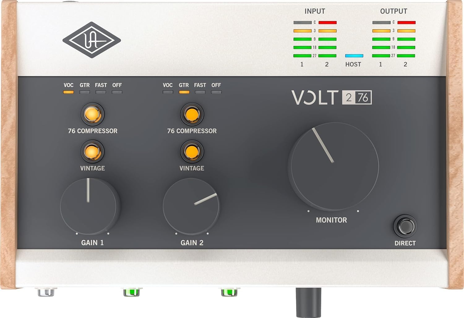 Universal Audio Volt 276 USB Audio Interface – Bundle with 2 XLR Cables