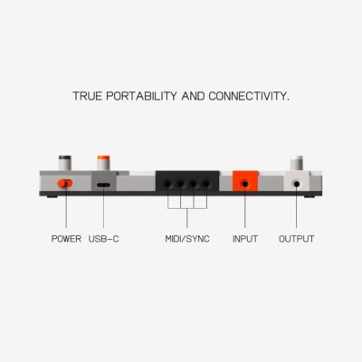 teenage engineering EP–133 K.O. II 128MB sampler, drum machine and sequencer with built-in microphone and effects