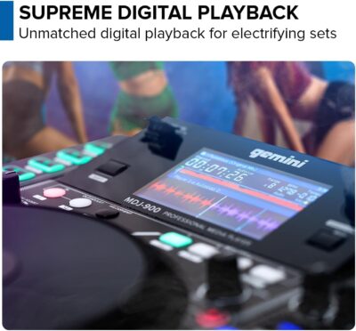 Gemini Sound MDJ-900 – Elite Multi-Media Player with Superior Playback, Responsive Controls, and Advanced DJ Tools