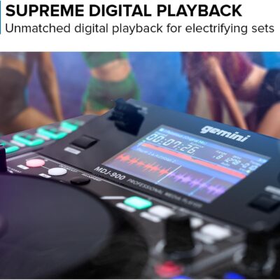 Gemini Sound MDJ-900 – Elite Multi-Media Player with Superior Playback, Responsive Controls, and Advanced DJ Tools
