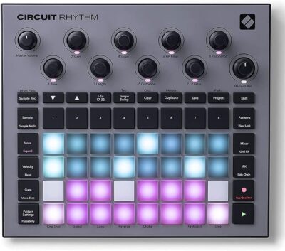 61zpGLg3RRS. AC SL1000 1781373522 8180 Novation Circuit Rhythm Groovebox Workstation with Standalone Sampler Bundle with Studio Pro Monitor Headphones, 32GB Memory Card, and 2x MIDI Cable