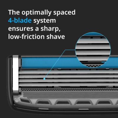 71 302aPAOL. SL1500 1781107854 5708 Dorco Pace 4- Four Blade Razor Shaving System- Value Pack – 16 Cartridges (No Handle)