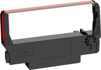 Bigger Replacement for ERC-30/34/38 B/R Ribbons, 24 Pack, Black and Red