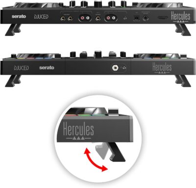Hercules DJControl Inpulse 500: 2-deck USB DJ controller for Serato DJ and DJUCED (included)