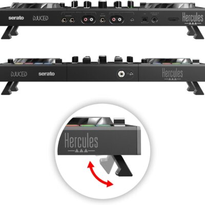 Hercules DJControl Inpulse 500: 2-deck USB DJ controller for Serato DJ and DJUCED (included)