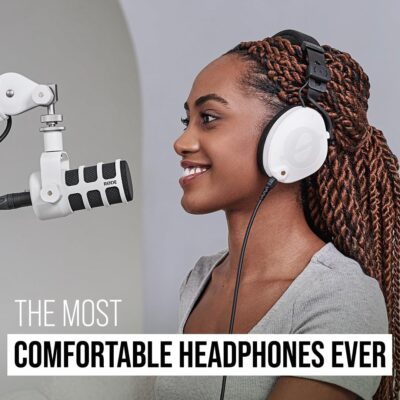 7117wtKGisL. AC SL1080 1781242289 4108 Rode NTH-100 Professional Over-Ear Headphones – White