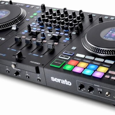 712tXCsa1RL. AC SL1500 1781404202 6927 RANE PERFORMER 4-Channel Motorized DJ Controller, 7 Platters with Displays, Precision Feel Faders, Stem Split, Advanced FX, Serato DJ Pro Included