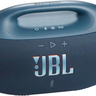 712y8Gl156L. AC SL1500 JBL Boombox 4 – Most Powerful Portable Waterproof Speaker with Massive Pro Sound, Up to 34 Hours of Playtime, & Multi-Speaker Connection by Auracast™ (Blue)