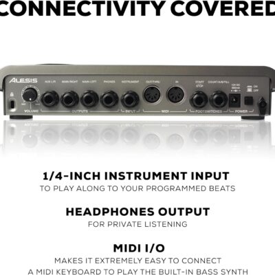 Alesis SR-18 – Studio-Grade Standalone Drum Machine With On-Board Sound Library, Performance Driven I/O and In-Built Effects/Processors