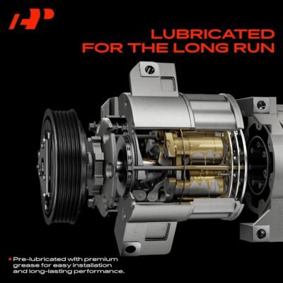 A-Premium Air Conditioner AC Compressor with Clutch Compatible with Lexus GS300 3.0L 2006, GS350 3.5L 2007-2011, IS250 2.5L 2011-2013, IS350 3.5L 2006-2013