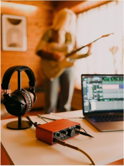 714avHOipJL. AC SL1500 1781171614 5406 Focusrite Scarlett Solo 4th Gen USB Audio Interface, for the Guitarist, Vocalist, or Producer — High-Fidelity, Studio Quality Recording, and All the Software You Need to Record