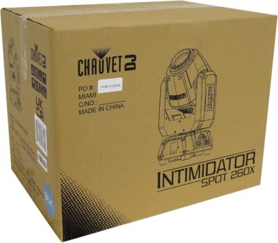 CHAUVET Intimidator Spot 260X Compact Moving Head Designed for Mobile Events, Black