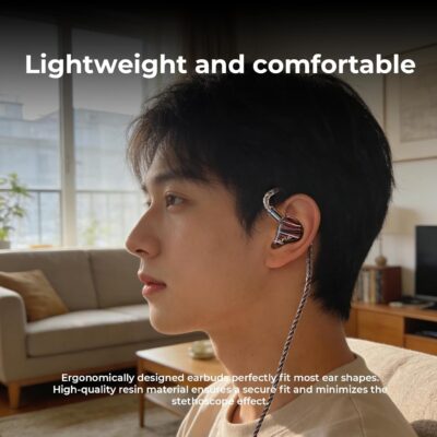 HiFiGo AFUL Performer 8S in-Ear Monitors, 8-Driver Professional IEM with Tunable Bass & Impedance, Gaming Earbuds with 0.78mm Detachable Cable, Hi-Res Audio Earphones for Audiophiles(3.5mm Jack)