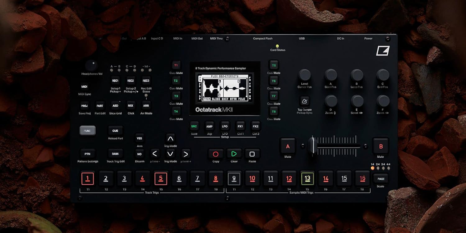 Elektron Octatrack MKII 8-track Performance Sampling Workstation/Sequencer – Black