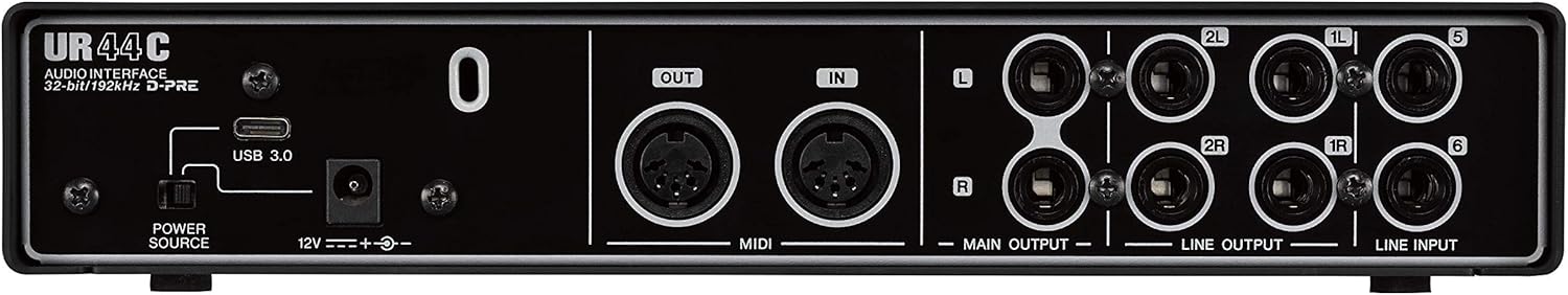 Steinberg UR44C 6×4 USB 3.0 Audio Interface with Cubase AI and Cubasis LE